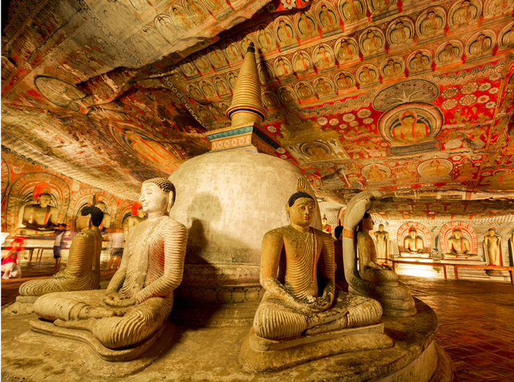 Dambulla cave temple Sri Lanka