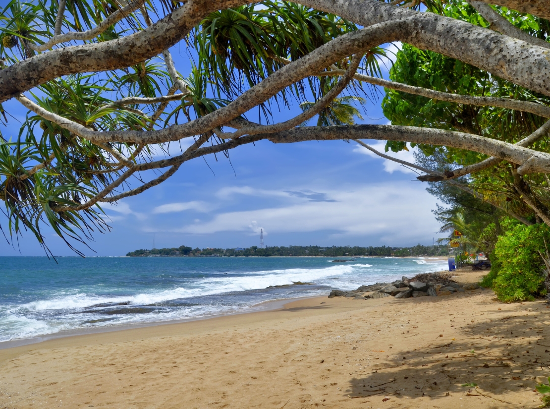 peaceful beach Sri Lanka south coast